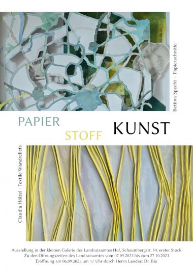 Papier- Stoff- Kunst
