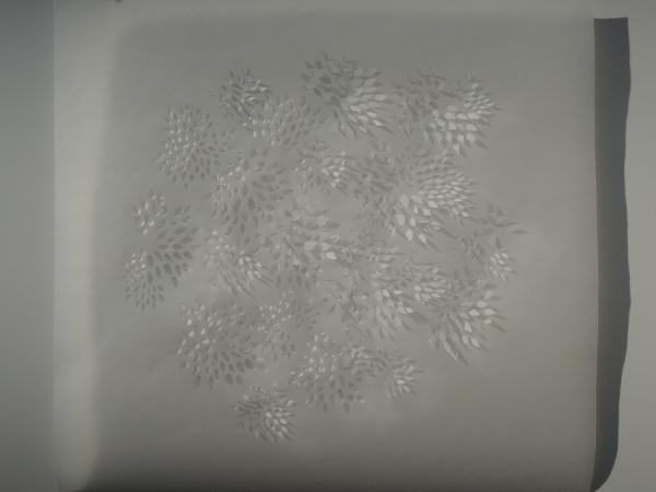 Papierschnitt- Relief